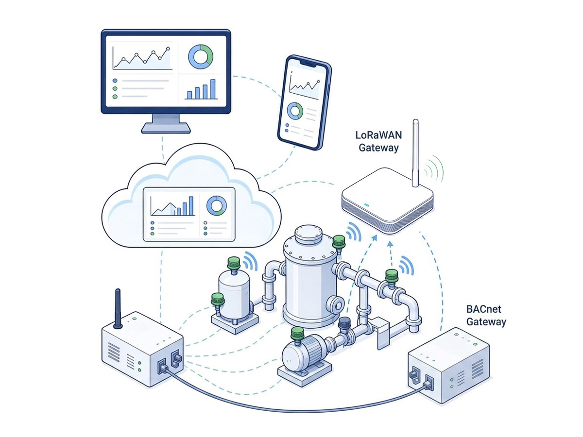 WSmart platform ecosystem connecting equipment, sensors, protocols and dashboards