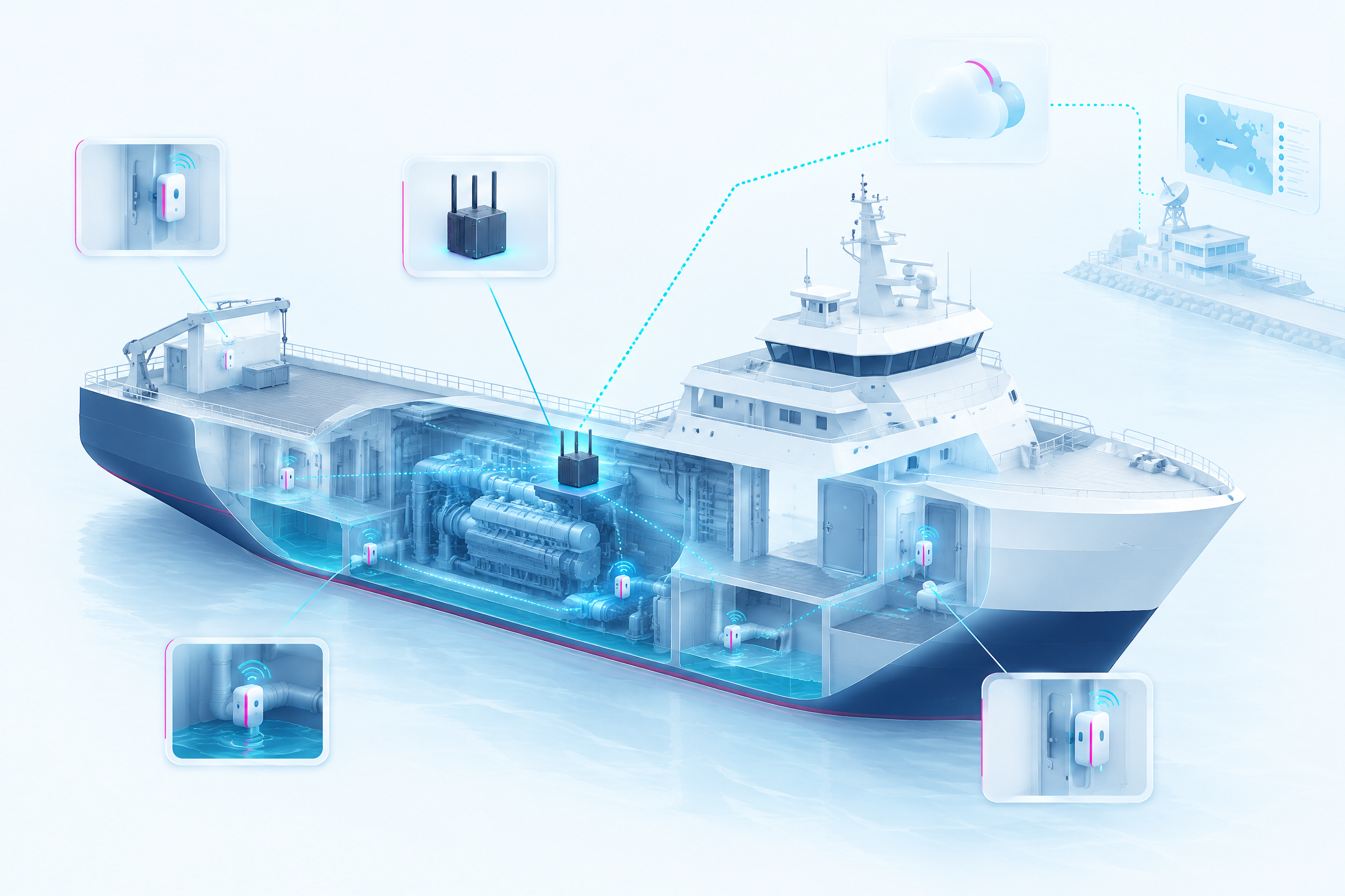Smart marine telemetry